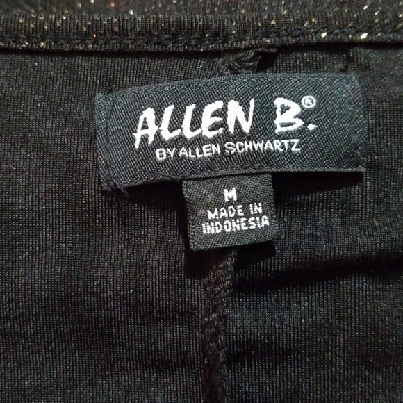 Allen B. Sparkling gold and black tunic top Size M - Picture 7 of 8